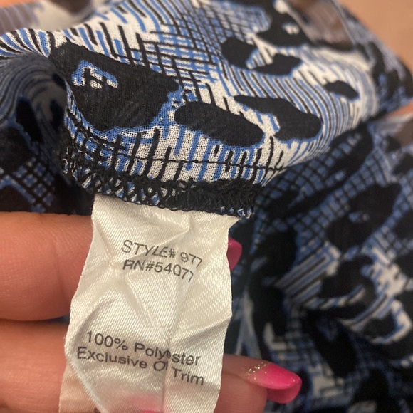 CAbi 977 Leopard Print Button Down Blouse - Picture 11 of 12